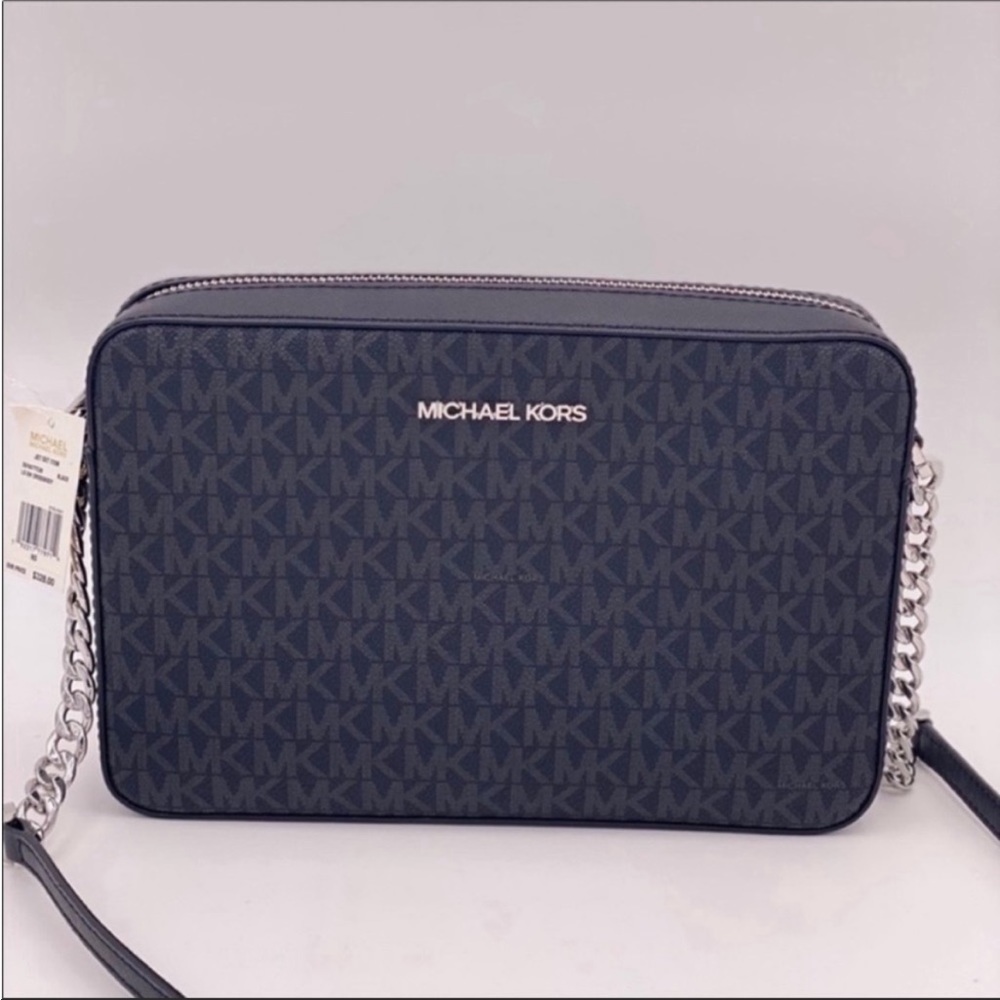 New Michael Kors EW Crossbody Black Bag